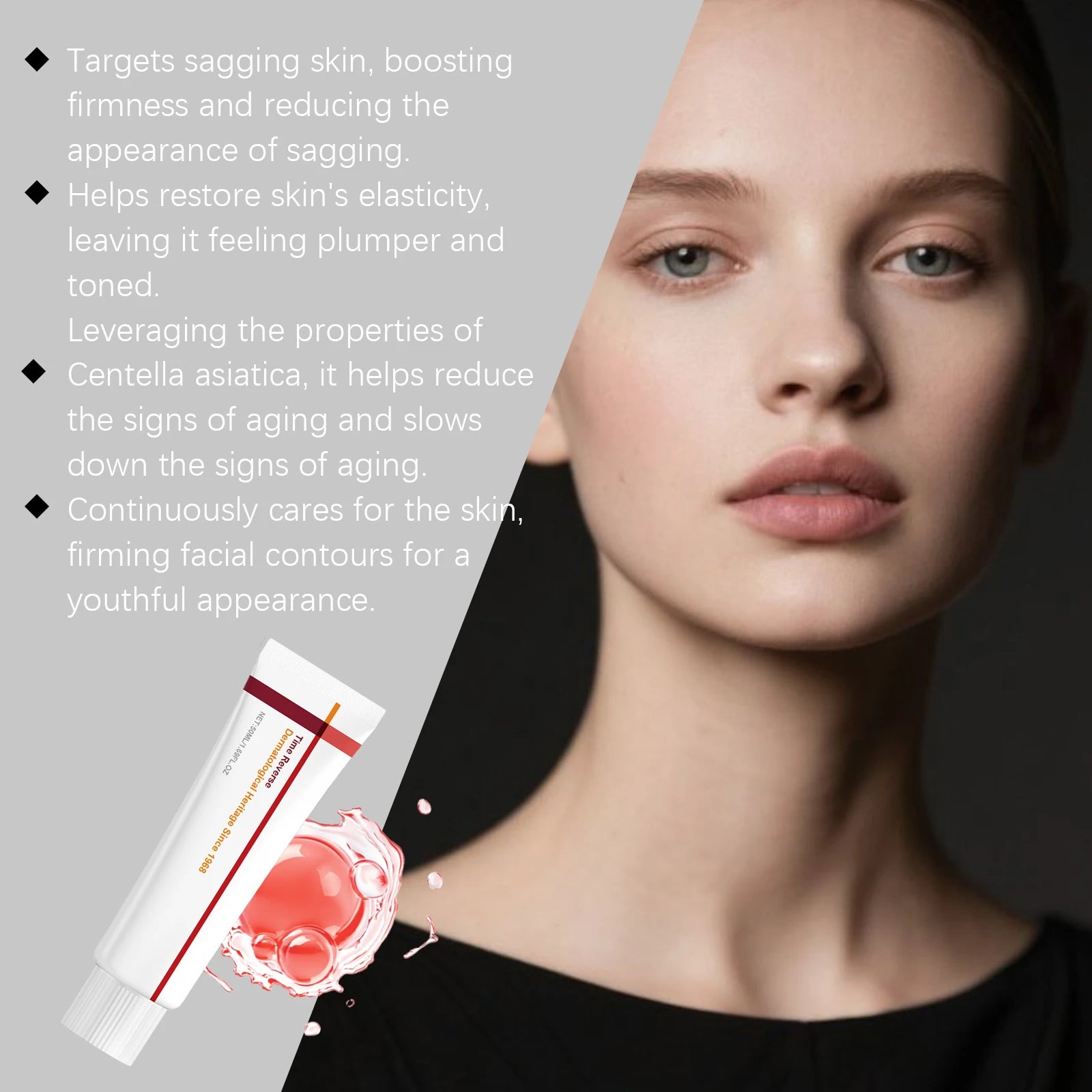 Centella — Time Reverse — Before and after redness reduction comparison