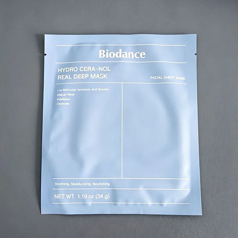 Facial gel mask for deep hydration, pore refinement, and firmer-looking skin