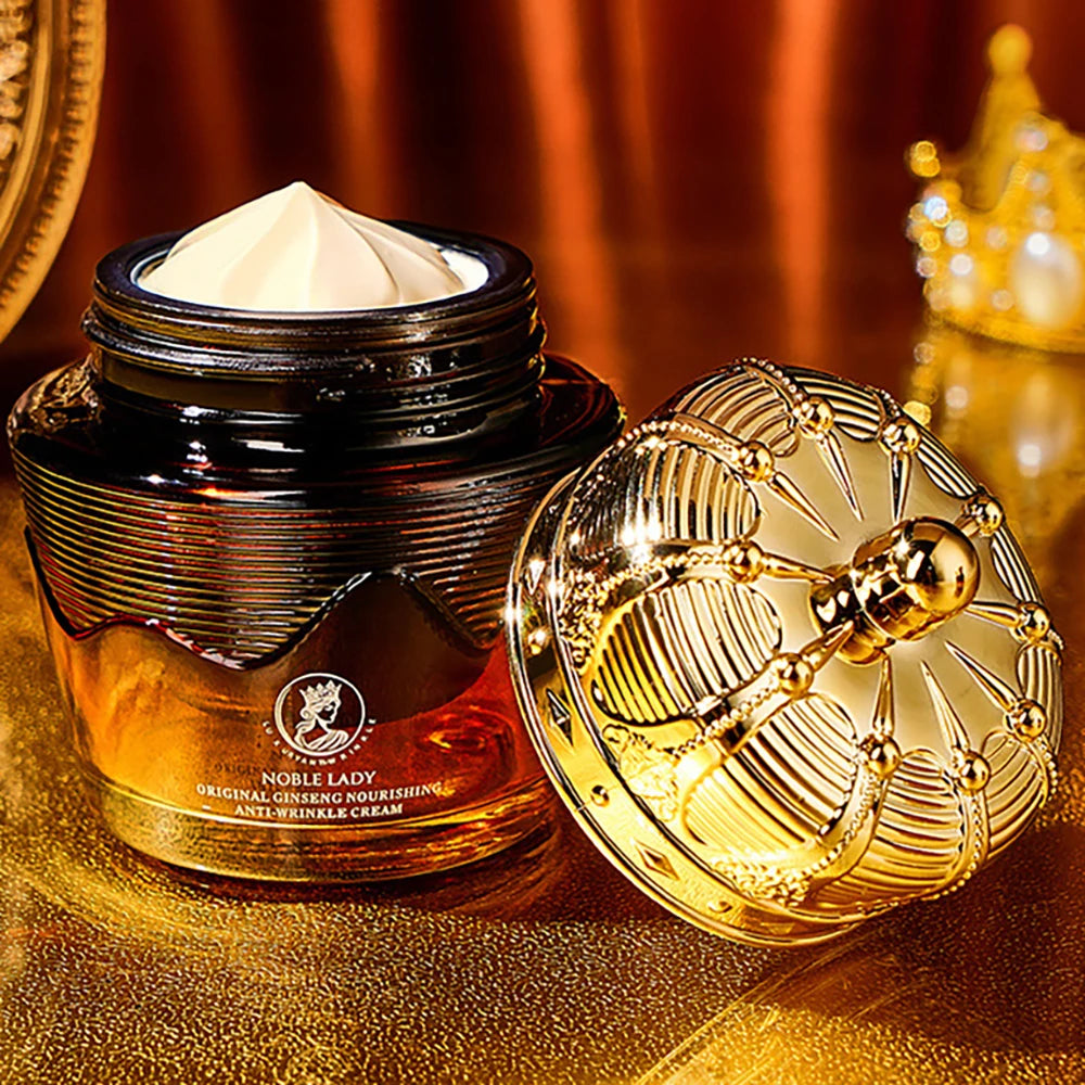 Ginseng Luxury Nourishing Lady Cream Firming Lifting Face Cream Reduce Fine Lines Moisturizing Oil Control Skincare Beauty