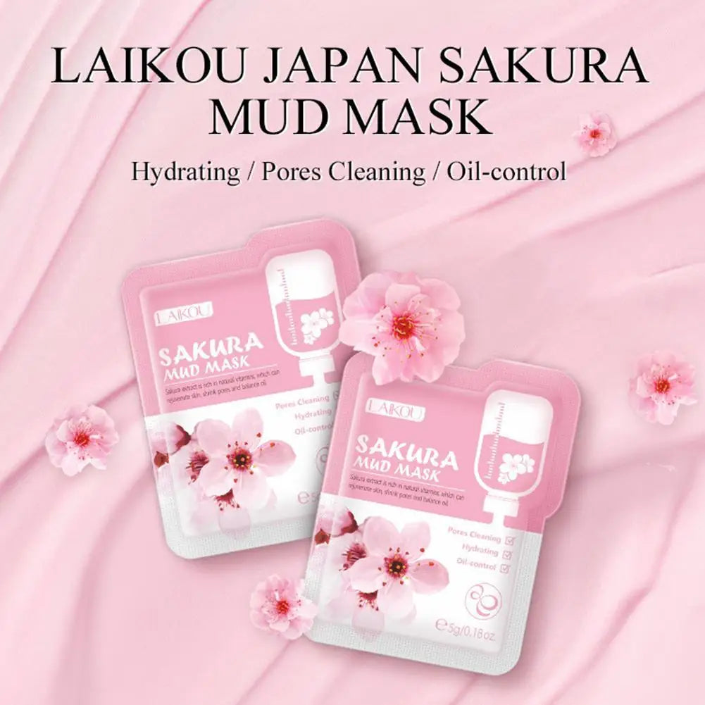 Brightening volcanic mud clay mask product packaging