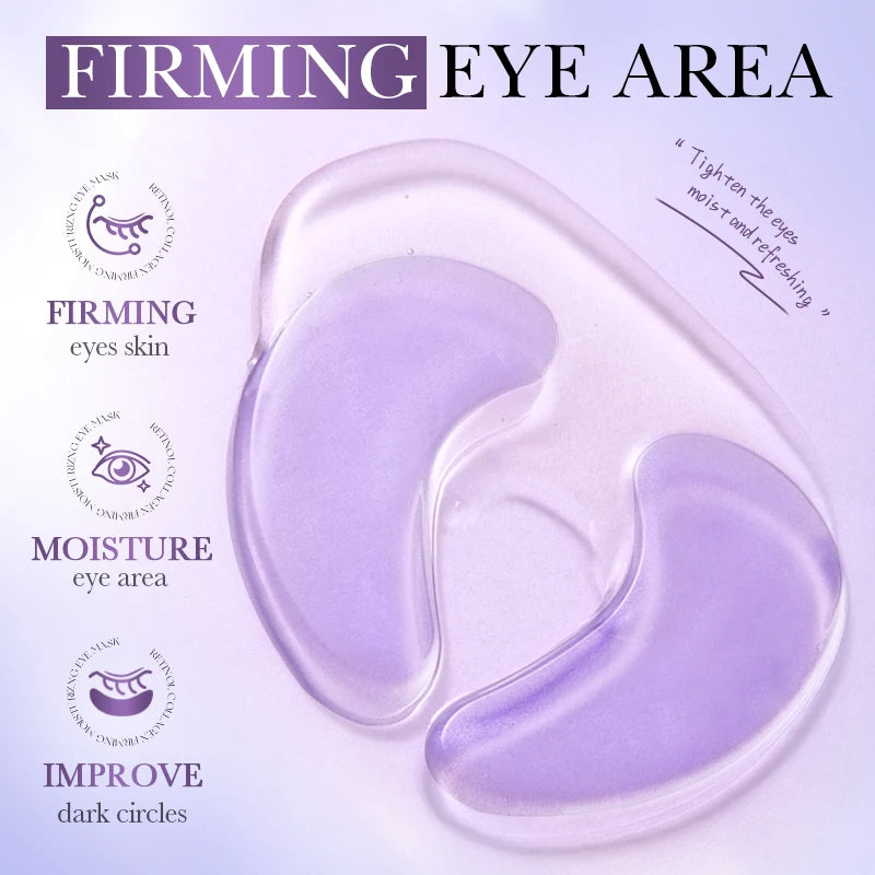 Retinol collagen eye mask patches for anti-aging and dark circles