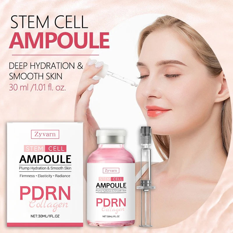 ZYVARN Salmon DNA PDRN Serum — salmon DNA + PDRN + collagen — product box packaging