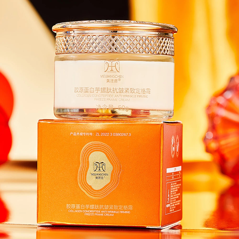 Red Ginseng Collagen Firming Cream Reduce Fine Lines Beauty Face Cream Moisturizing Oil Control For Facial Skin Care Products