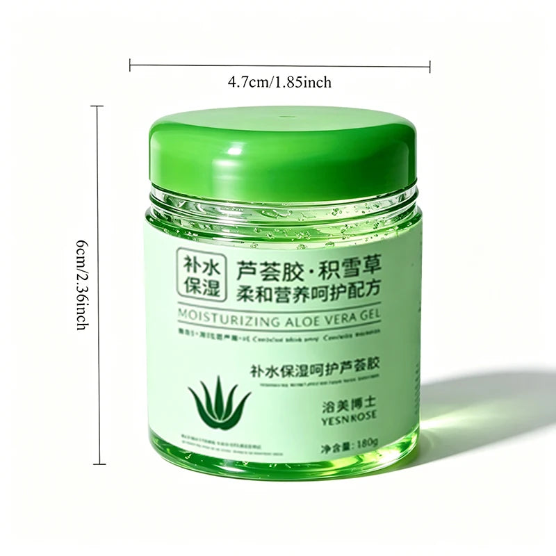 BOOLIMY Aloe Vera Centella Soothing Face Gel — Aloe Vera & Centella — Gel texture and cooling effect detail