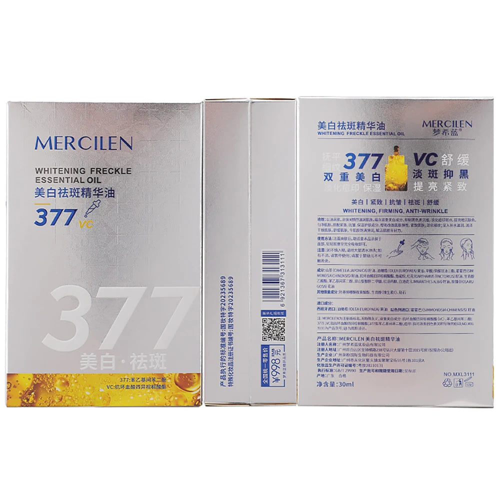 MERCILEN 377 Whitening Essence Oil Facial Care Tightening Moisturizing Hydrating Brightening Skin Face Serum Korean Skincare Products