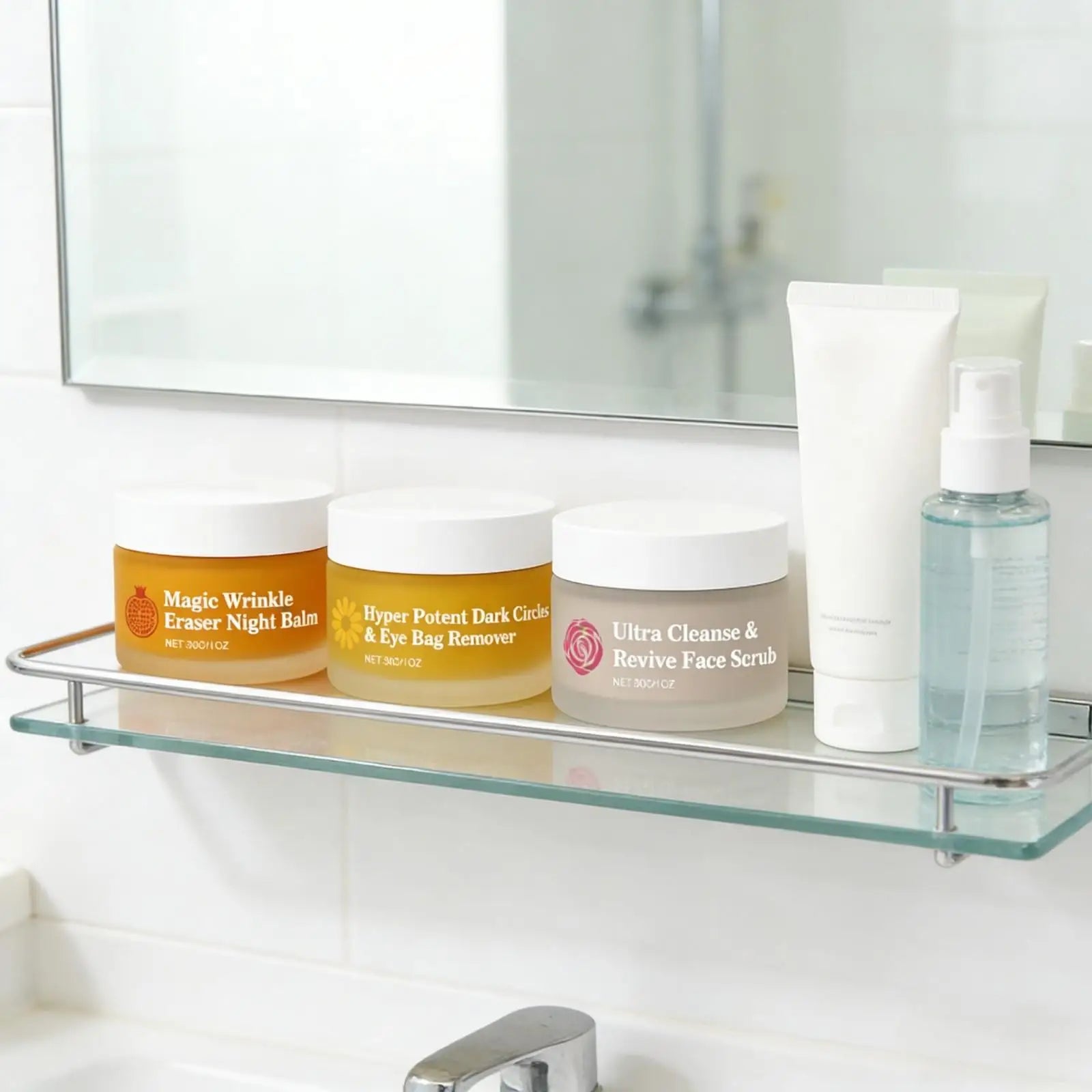 MagicSkin Renewing Cream — Anti-Aging & Collagen — Application around eye area demonstration