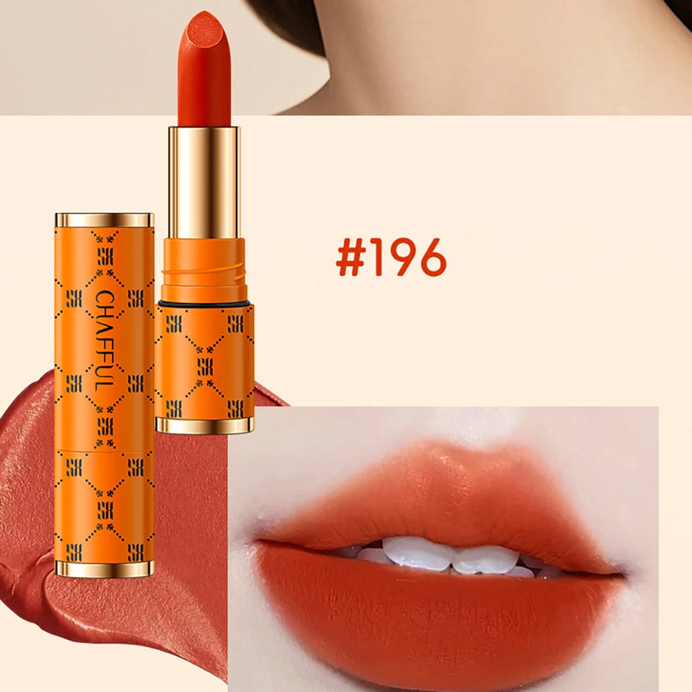 SkinSwaag Beauty — CHAFFUL Matte Lipstick — Product packaging detail with label