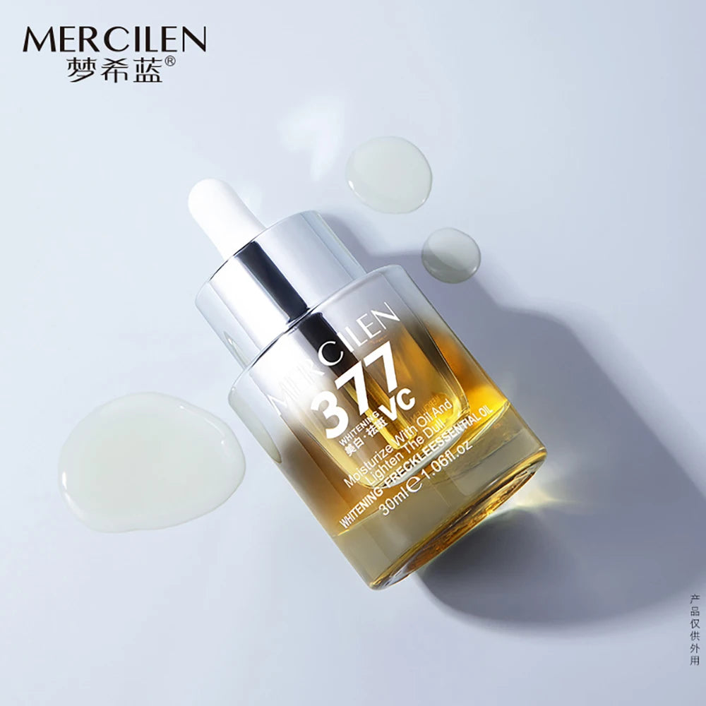 MERCILEN 377 Whitening Essence Oil Facial Care Tightening Moisturizing Hydrating Brightening Skin Face Serum Korean Skincare Products