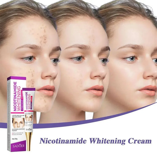 Face cream jar for dark spots and freckles