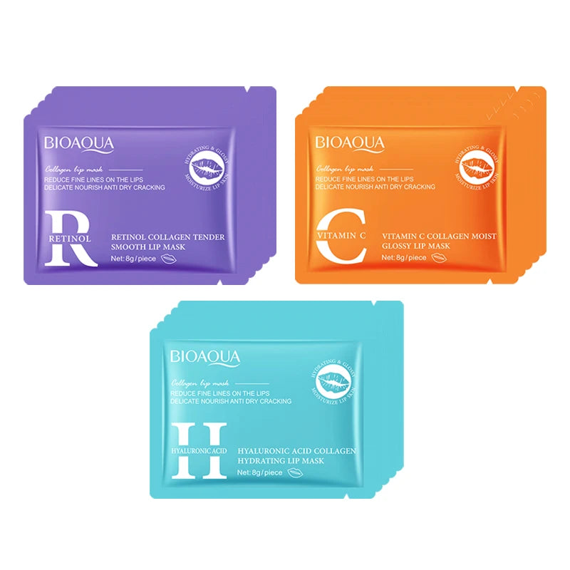 Under-eye gel patches with retinol and collagen for anti-aging skincare.