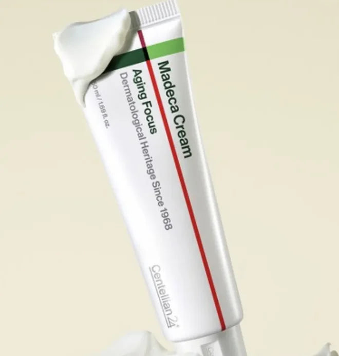 Centellian 24 Madeca Cream Whitening Moisturizer — Madeca & Centella Asiatica — Cream texture and consistency detail