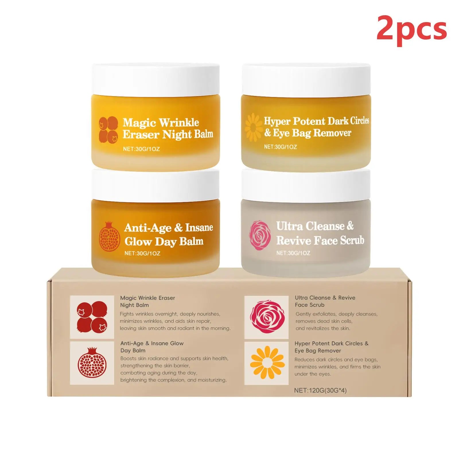 MagicSkin Renewing Cream — Anti-Aging & Collagen — Product jar size in hand comparison