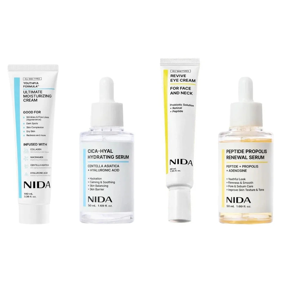 NIDA Face Moisturizer With Collagen Niacinamide — Collagen & Niacinamide — Collagen and niacinamide ingredient illustration