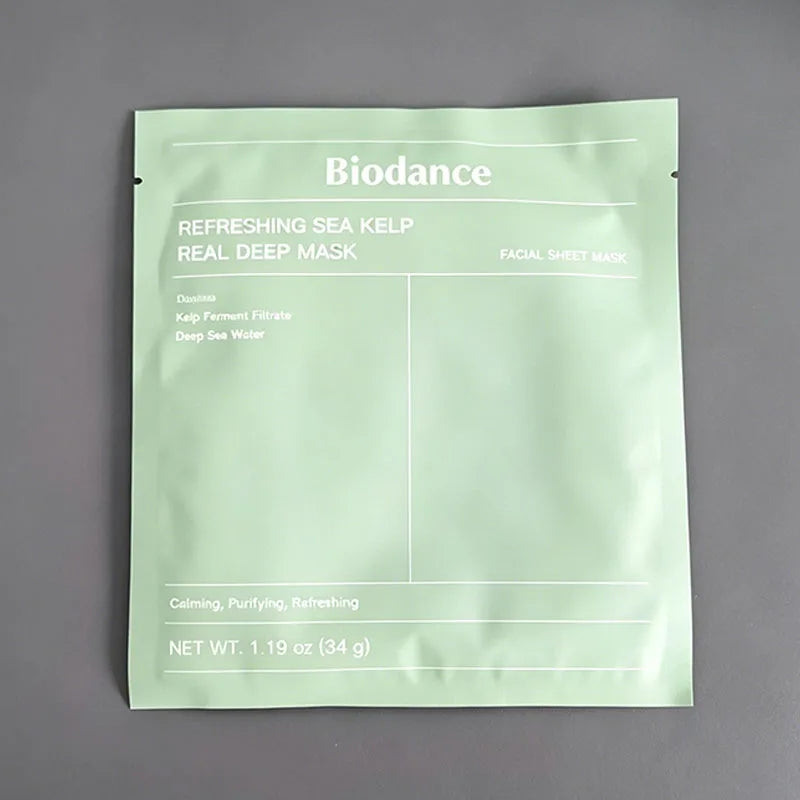 Collagen gel mask jar with creamy deep moisturizing texture