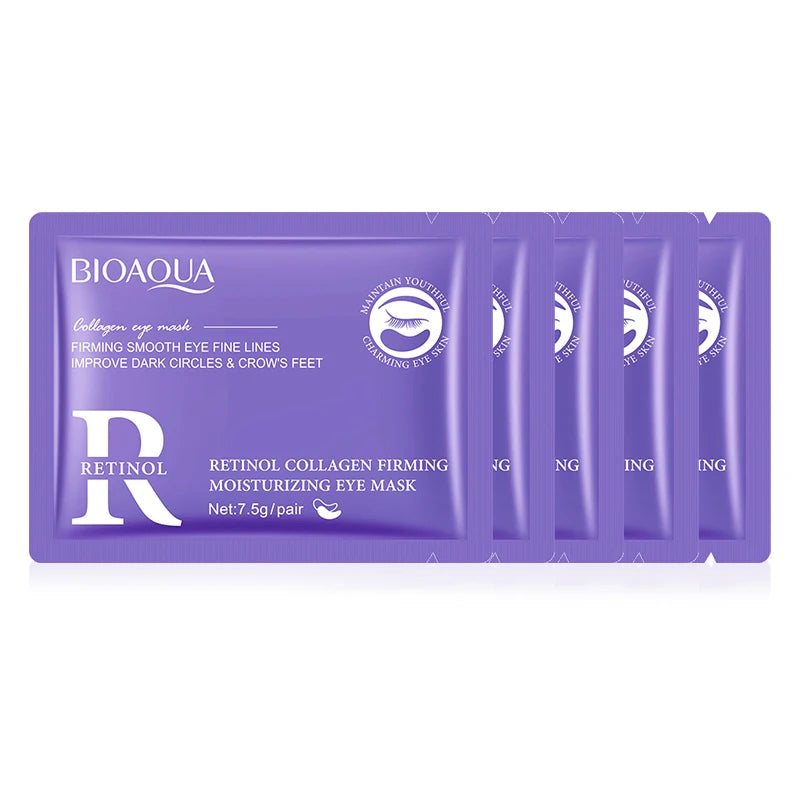 Retinol crystal collagen under-eye gel patches for dark circles and wrinkles