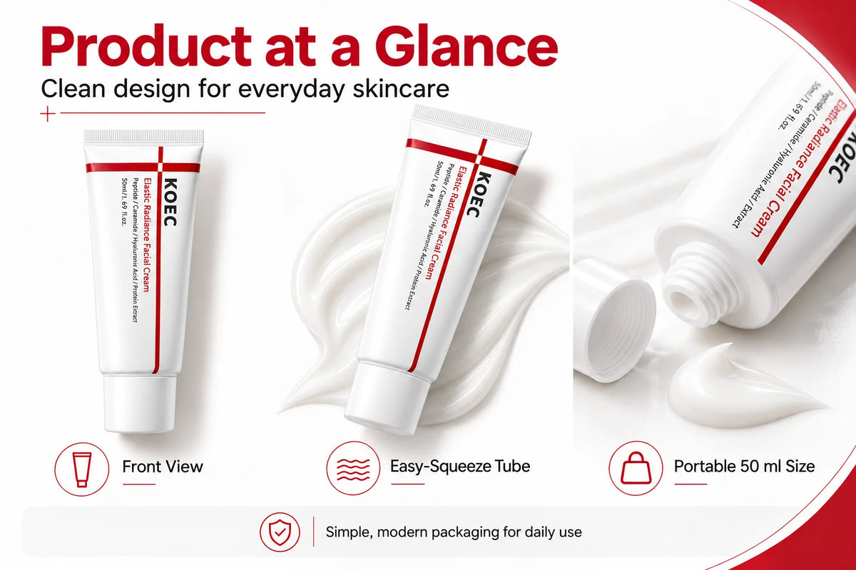 KOEC Elastic Radiance Facial Cream — 50 ml — product gallery image 6