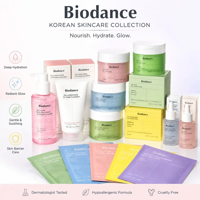 Collagen deep moisturizing gel mask for lasting hydration and improved elasticity