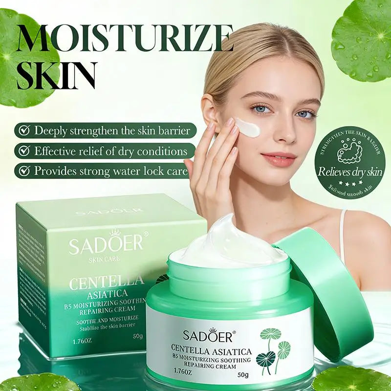 Centella Asiatica B5 barrier repair soothing cream jar