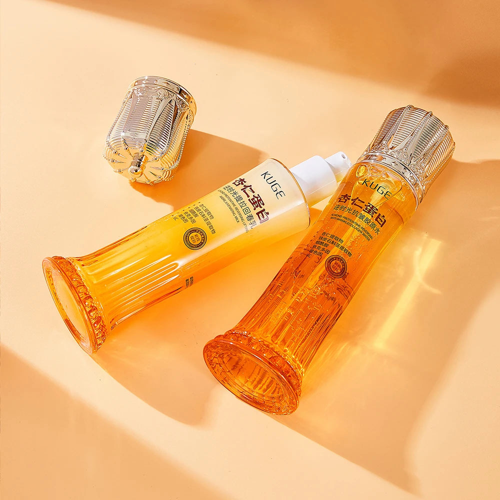 Almond Protein Firming Lifting Facial Care Water Lotion Moisturize Improve Dull Rejuvenation Face Lotion Face Toner Skincare