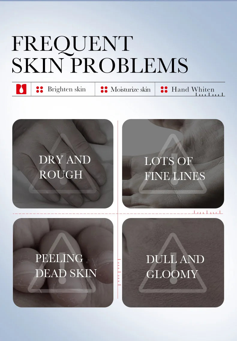 Hand cream tube with kojic acid brightening and nourishing formula