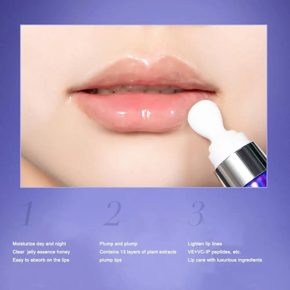 MERCILEN Honey Essence Moisturizing Lip Oil Gloss — Honey — Ingredients and usage instructions panel