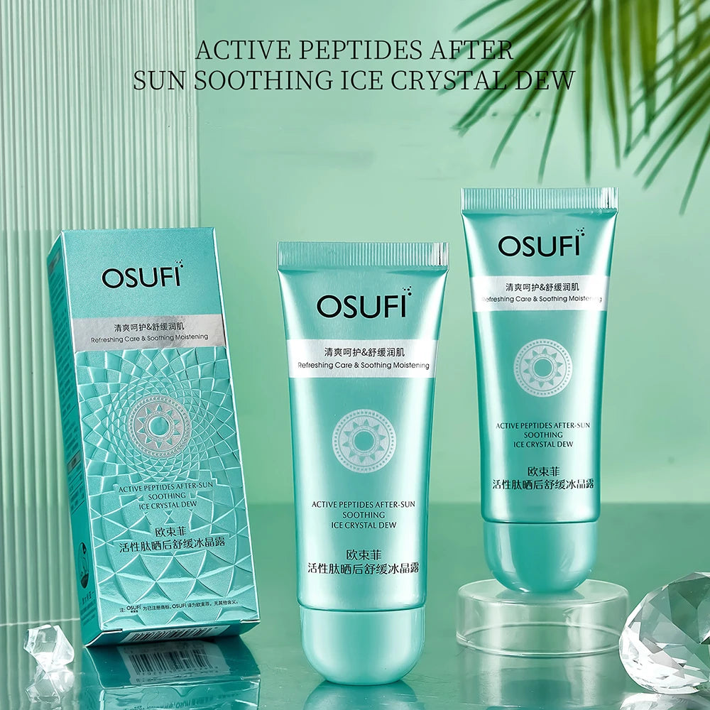 OSUFI Active Peptide Soothing Ice Crystal Dew After Sunburn Moisturizing Revitalizing Cream Face Cream Korea Skincare Products