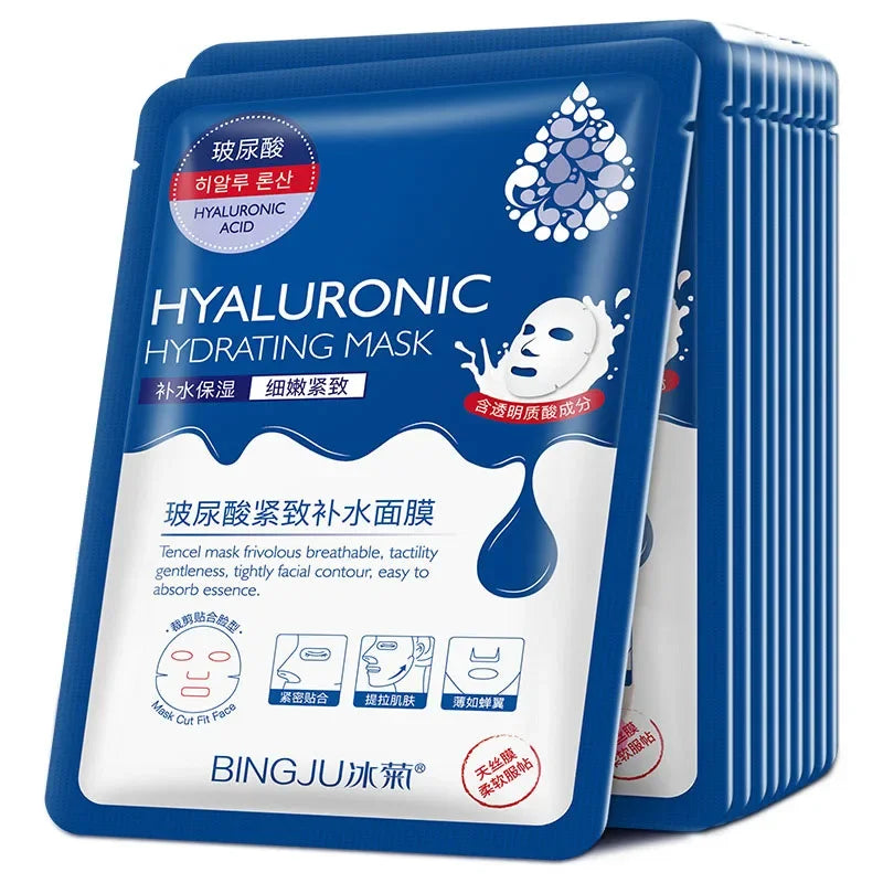 Hyaluronic acid sheet mask for shrinking pores