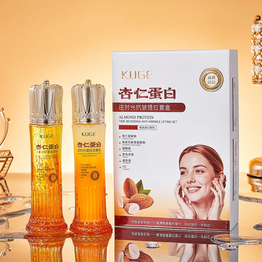 Almond Protein Firming Lifting Facial Care Water Lotion Moisturize Improve Dull Rejuvenation Face Lotion Face Toner Skincare