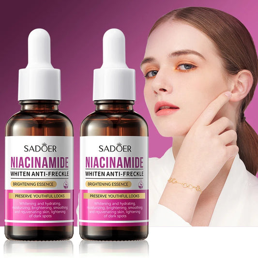 Essence bottle with niacinamide brightening and anti-freckle formula
