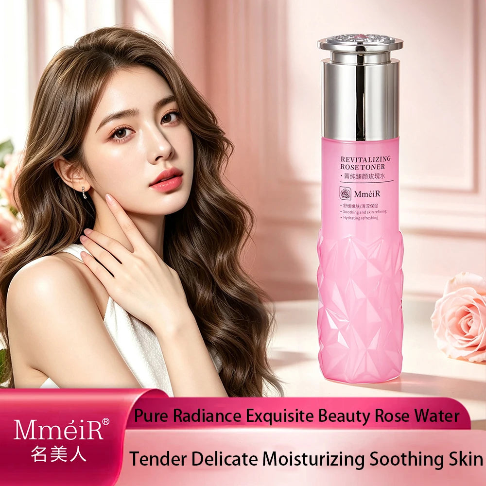 Skin Rejuvenation Rose Water Firming Facial Contours Essence Moisturizing penetration Face serum korean skincare products