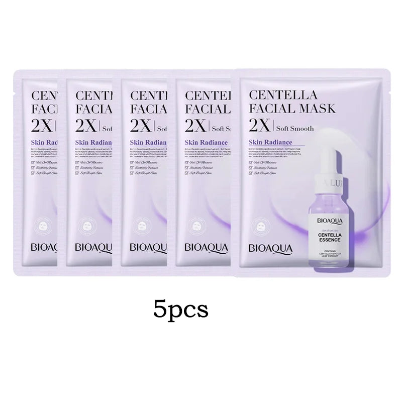 Centella collagen sheet mask with vitamin C and hyaluronic acid
