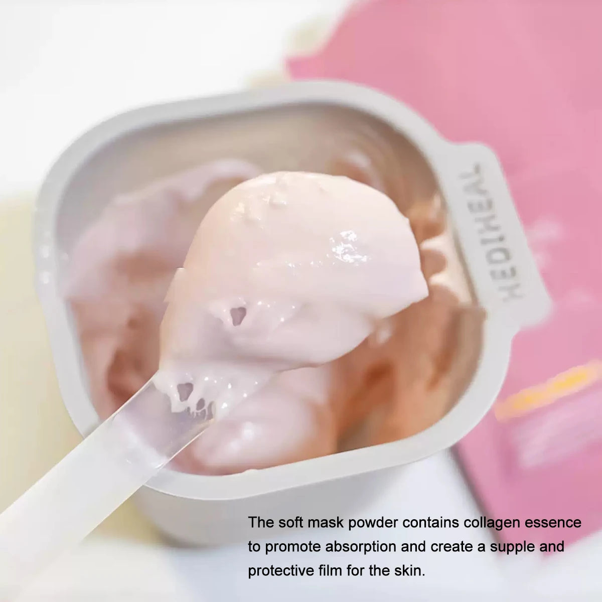 Strippable modeling pack gel for second-skin fit and deep moisture infusion in Korean skincare
