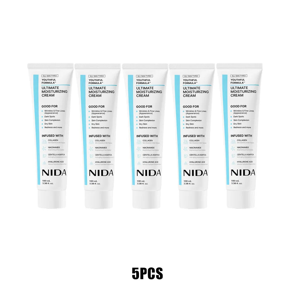 NIDA Youthful Formula Ultimate Moisturizing Cream — Moisturizing Complex — Complete product and packaging set view
