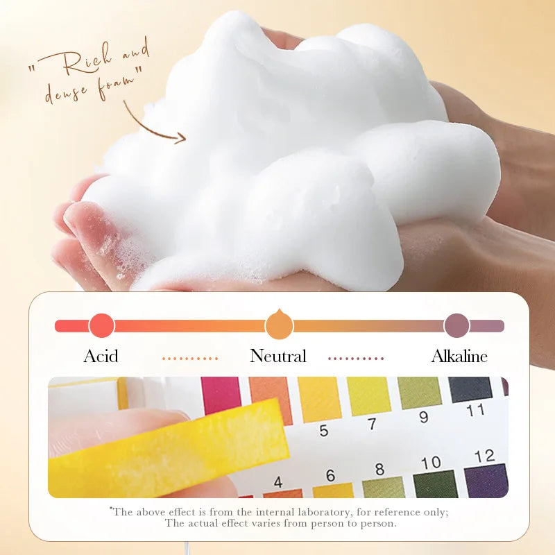Rice-based cleansing soap bar with salicylic acid and niacinamide for clear skin
