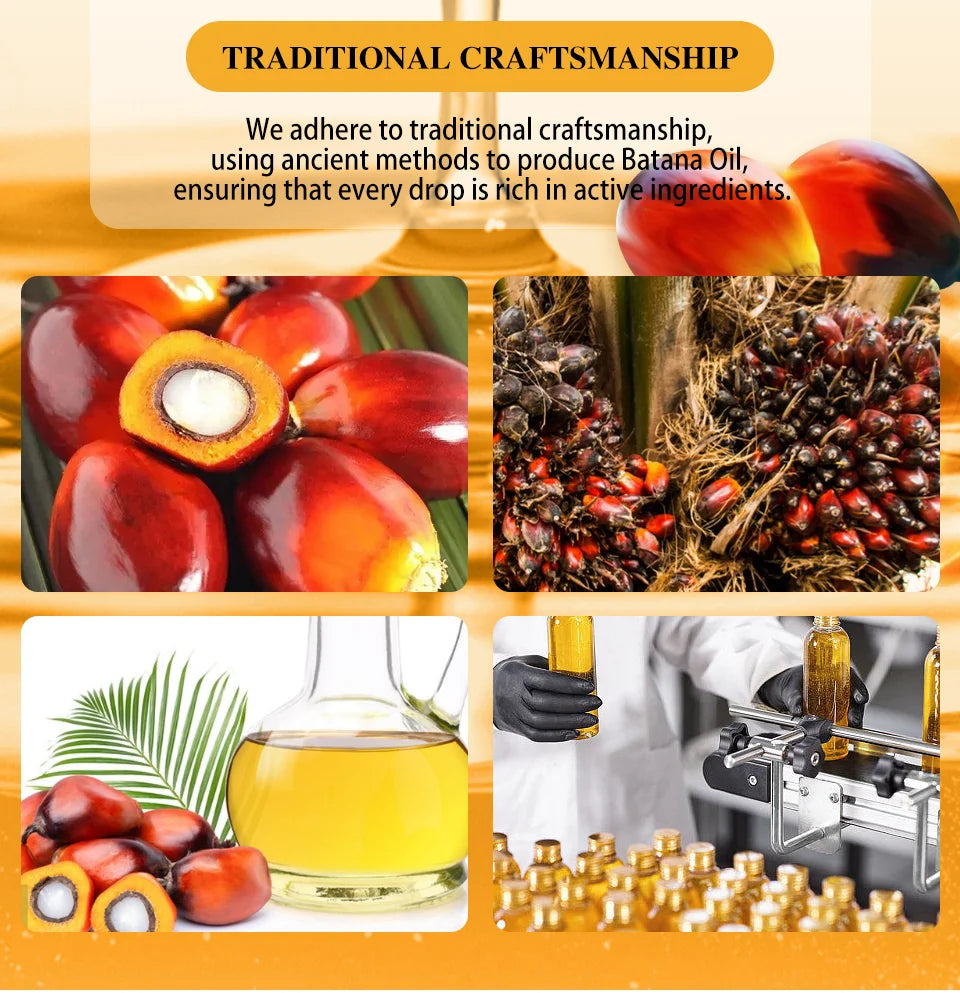 Pure batana oil bottle used as a fast hair growth treatment to nourish hair, add shine, and prevent hair loss.