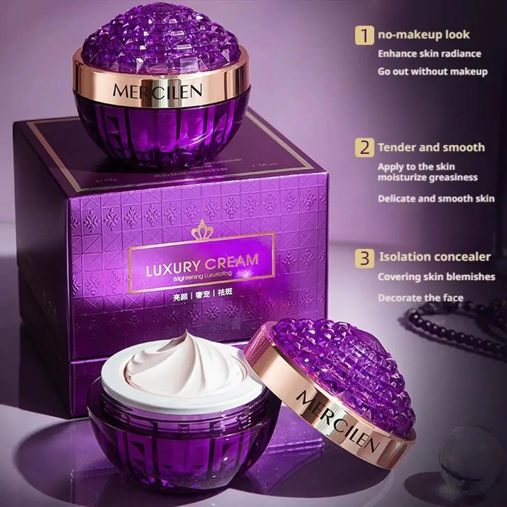 MERCILEN Active Collagen Firming Moisturizing Face Cream — collagen — ingredient list on packaging on white background