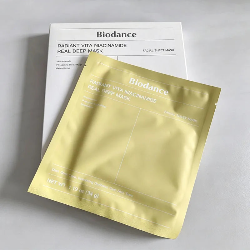 Facial sheet mask with cleansing, deep hydration, firming, and soothing benefits for sensitive skin