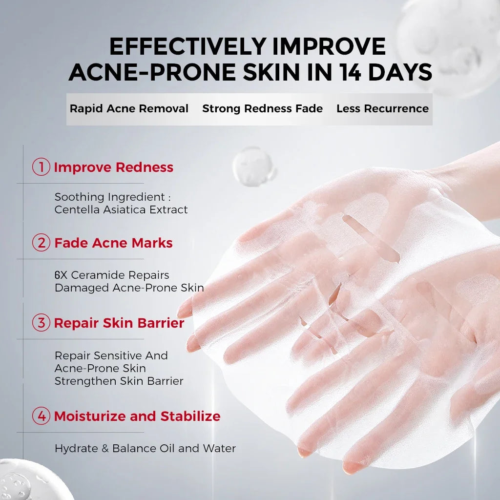 Facial sheet mask with hyaluronic acid and niacinamide serum for hydration and brightening