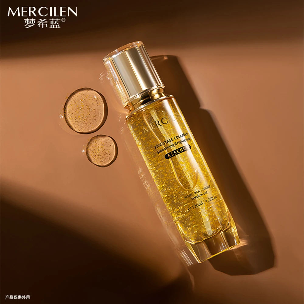 MERCILEN — Collagen Smoothing Essence — Before and after skin smoothing results