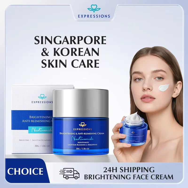 Brightening Face Cream – Alpha Arbutin + Niacinamide, Hydrating Moisture Care for Radiance & Even-Looking Tone