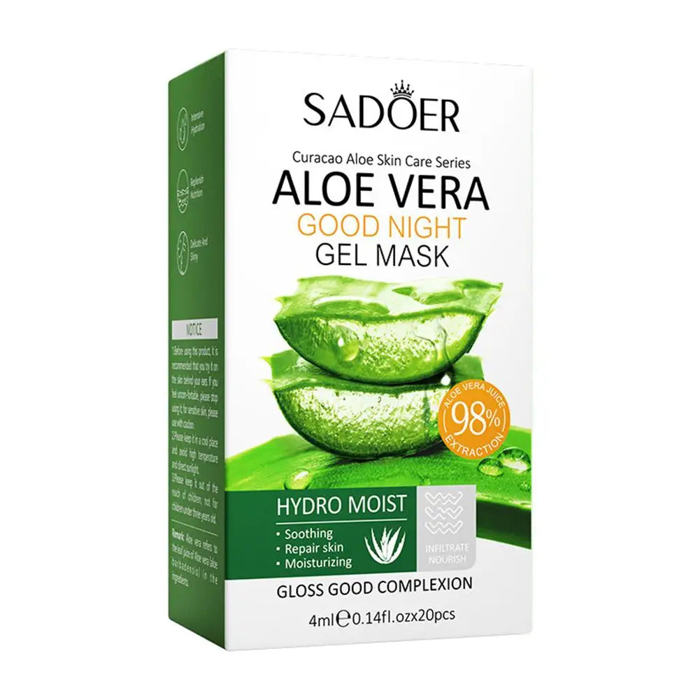 Aloe vera collagen gel overnight sleeping mask jar