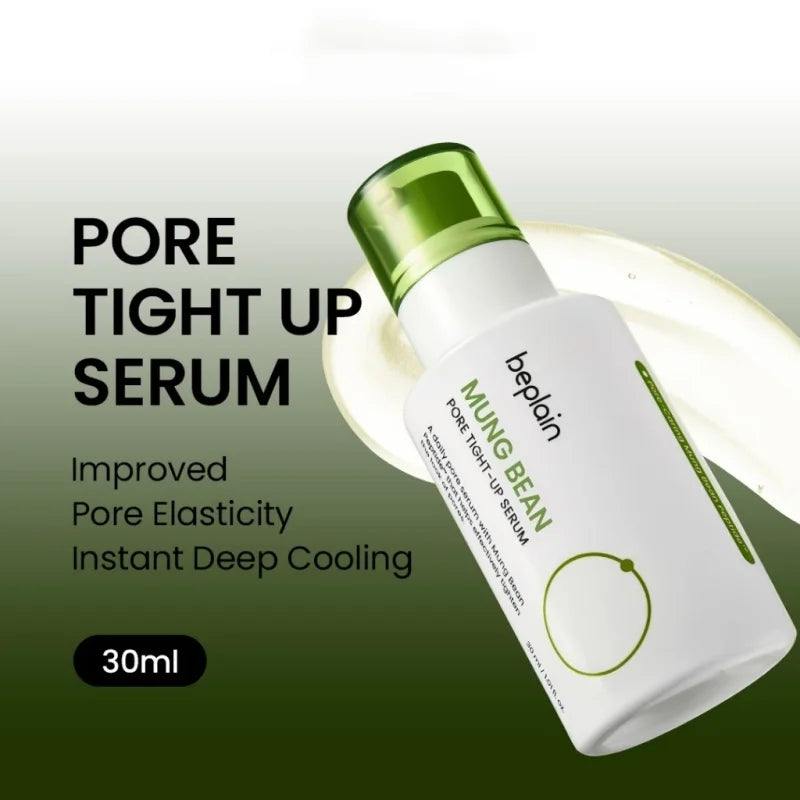 BEPLAIN Mung Bean Pore Refining Skincare Set — Mung Bean — Cleanser and toner bottles front view