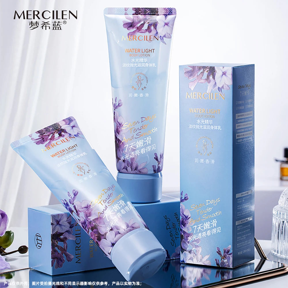 MERCILEN — Nourishing Brightening Body Lotion — Before and after skin brightening results