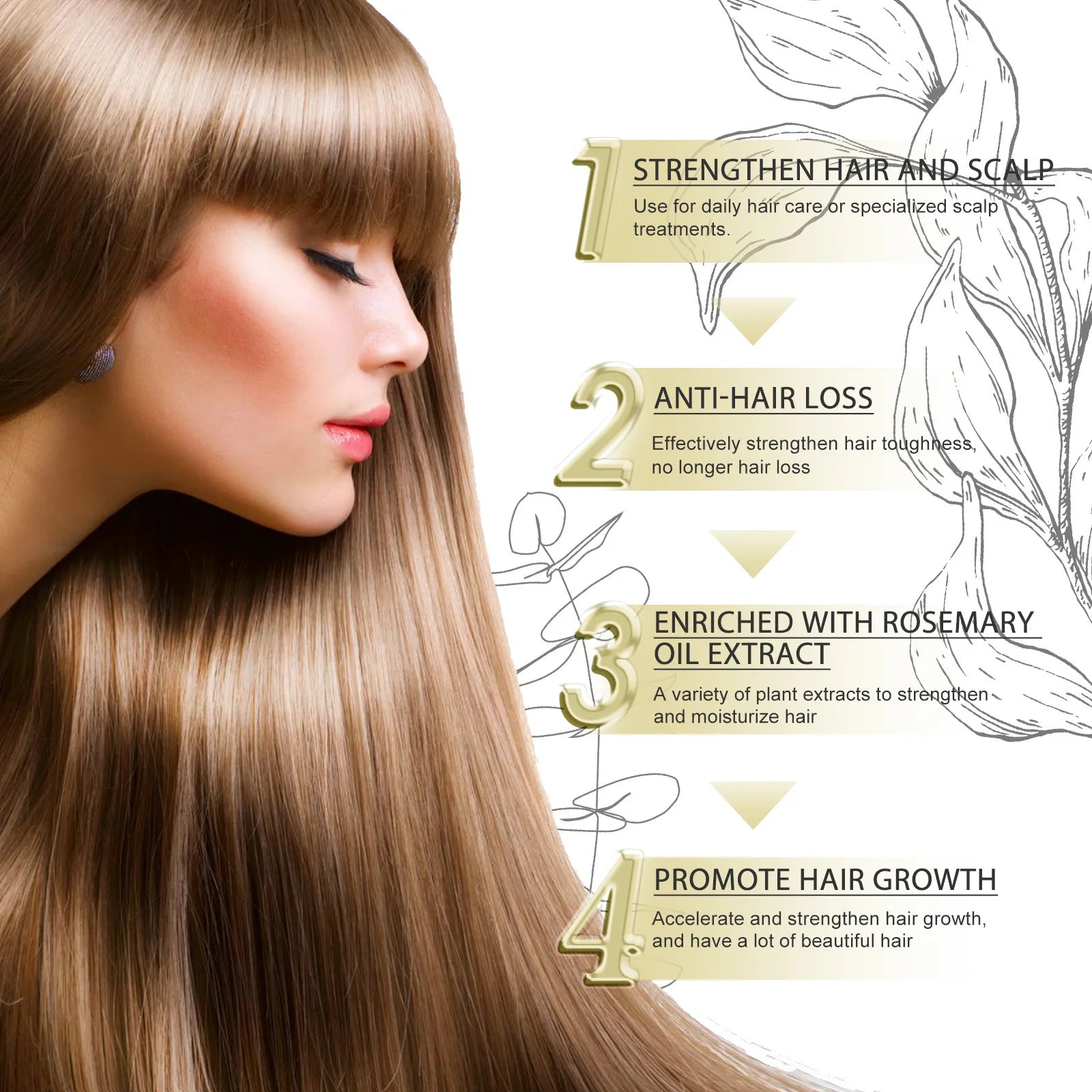 EELHOE — Rosemary Essential Oil — Scalp application demonstration