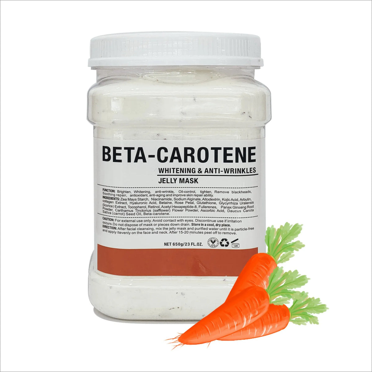 Beta-Carotene Jelly Mask - 650 g original packaging