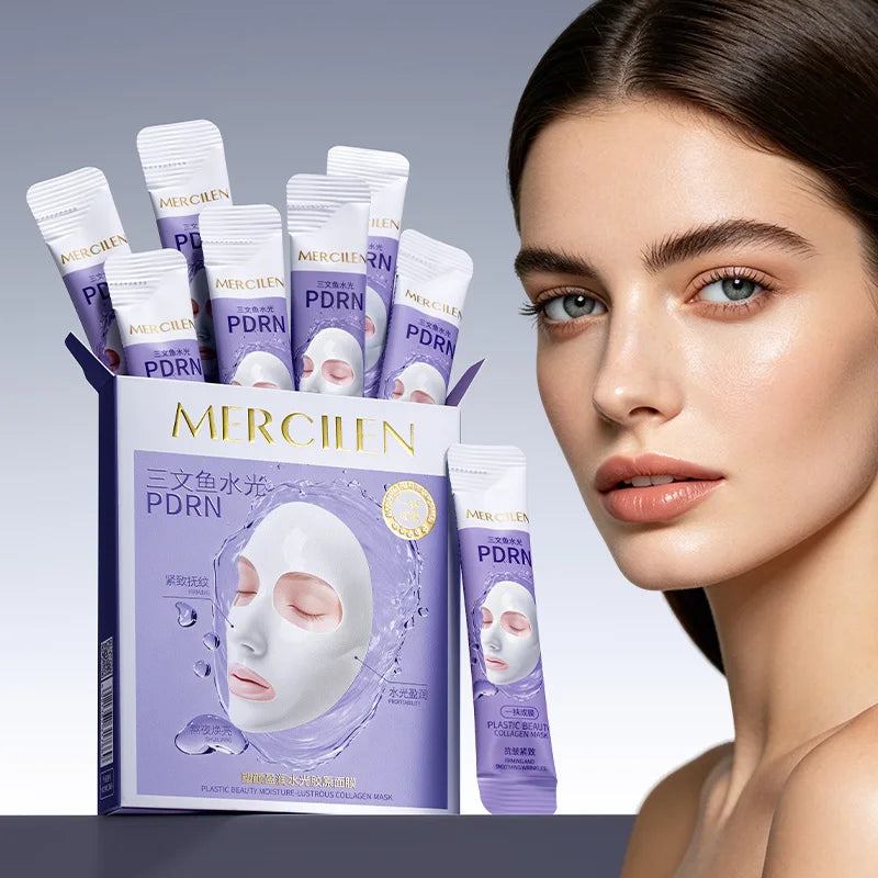 Collagen facial mask for moisturizing and brightening skin