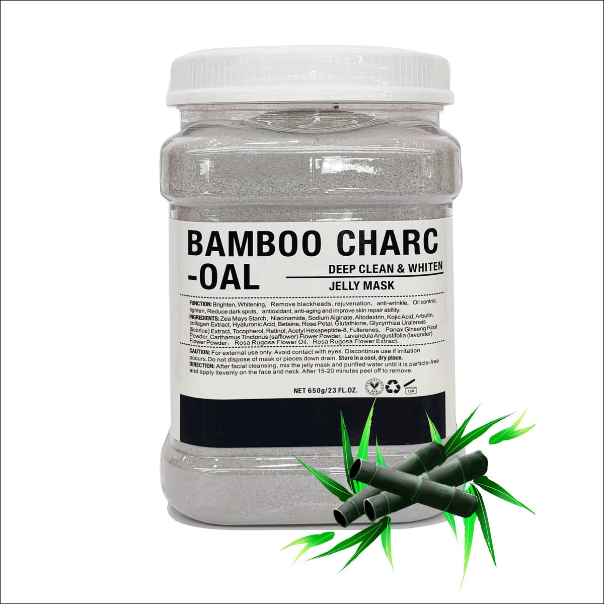 Bamboo Charcoal Jelly Mask - 650 g original packaging