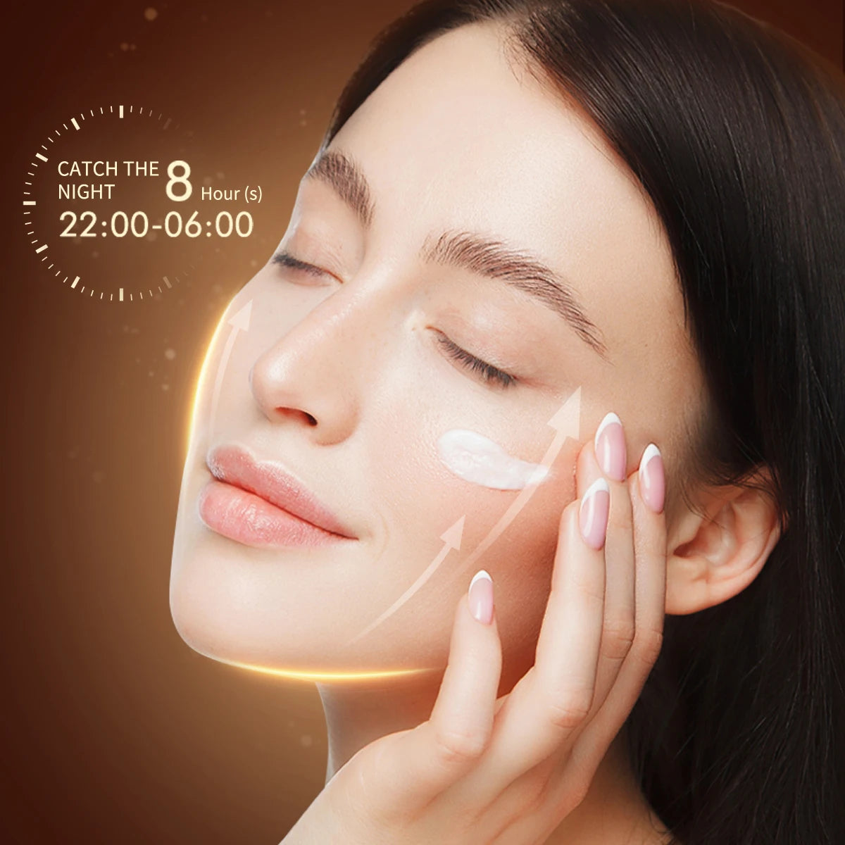 MERCILEN Cordyceps Niacinamide Brightening Sleeping Mask — Cordyceps & Niacinamide — Before and after brightening and firming results