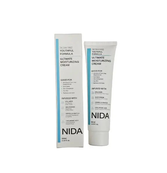 NIDA Natural Plant Extract Face Cream — Natural Plant Extract — Full product lifestyle display