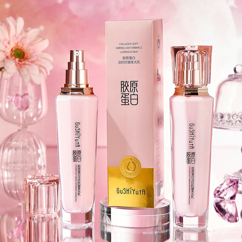 Collagen Anti Gravity Water Emulsions Firming Lifting Face Lotion Small Molecule Tonic Collagen Elastic Emulsions Skin Care